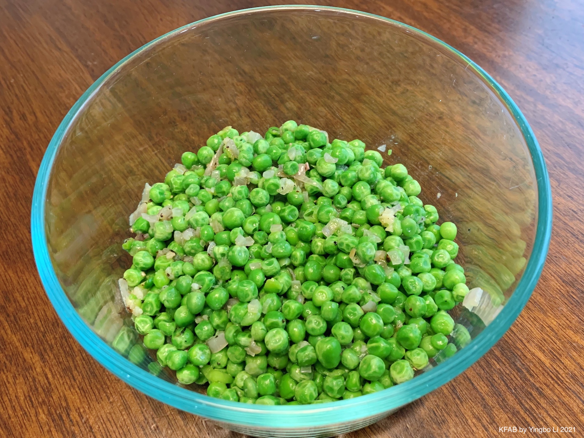 Quick Buttered Peas